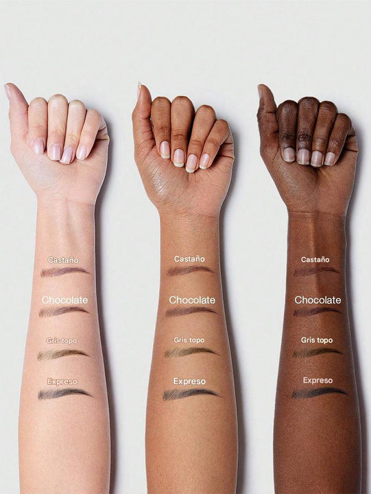 3 Unidades Lápiz de cejas impermeable con acabado natural