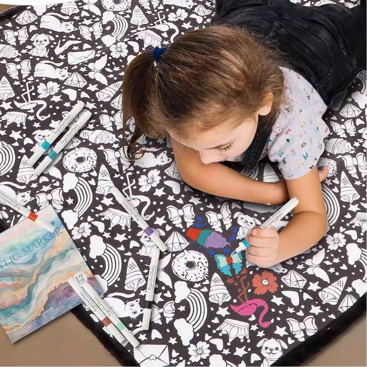 Manta suave de franela de forro polar para pintar