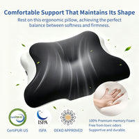 Almohada Ergonómica de Espuma Viscoelástica