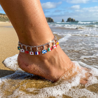 Dijes de Bandera para pulsera