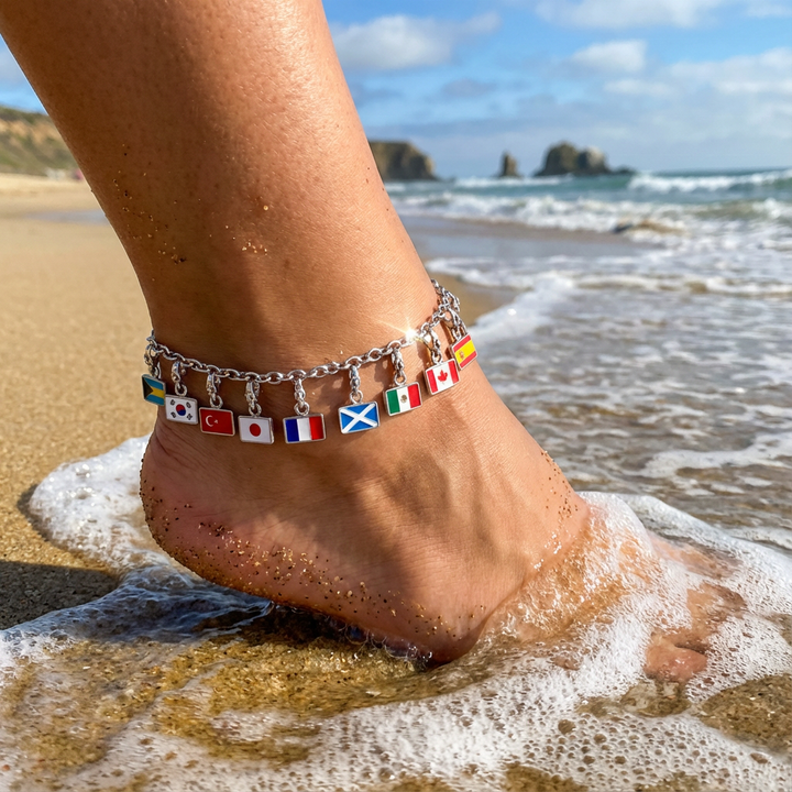 Dijes de Bandera para pulsera