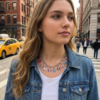 Dijes de Bandera para pulsera