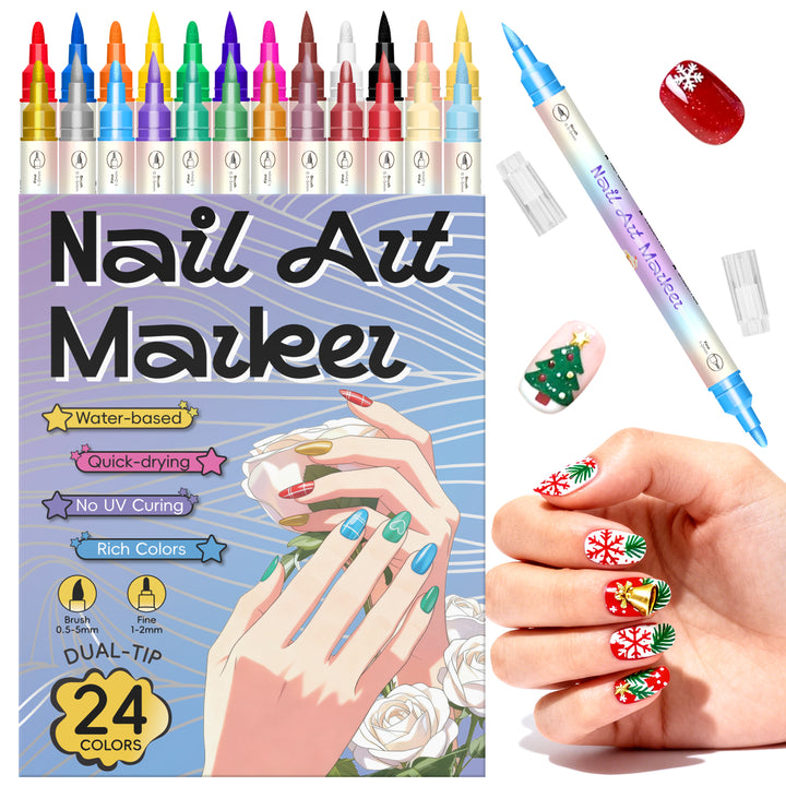 Kit Diseñador de Uñas | 24 Marcadores