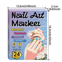 Kit Diseñador de Uñas | 24 Marcadores