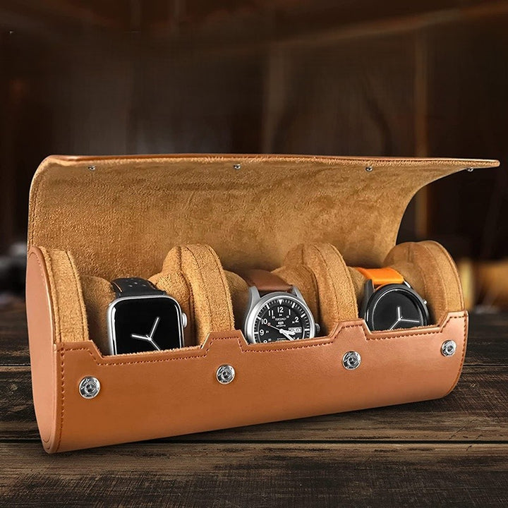 Estuche para relojes con almohadillas deslizantes
