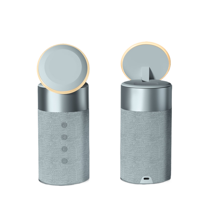 Altavoz BT portátil popular Cargador de imán de luz nocturna 3 en 1