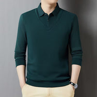 Conjunto de camisa de cuello a rayas
