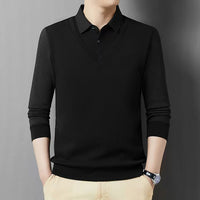 Conjunto de camisa de cuello a rayas