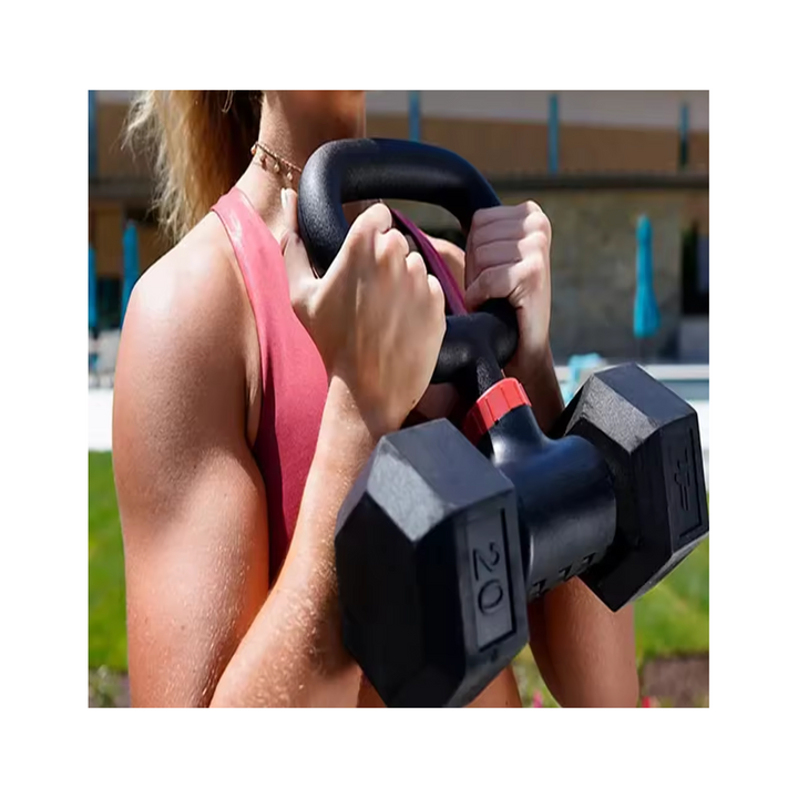 Mango de empuñadura ajustable Kettlebell convertir mancuernas