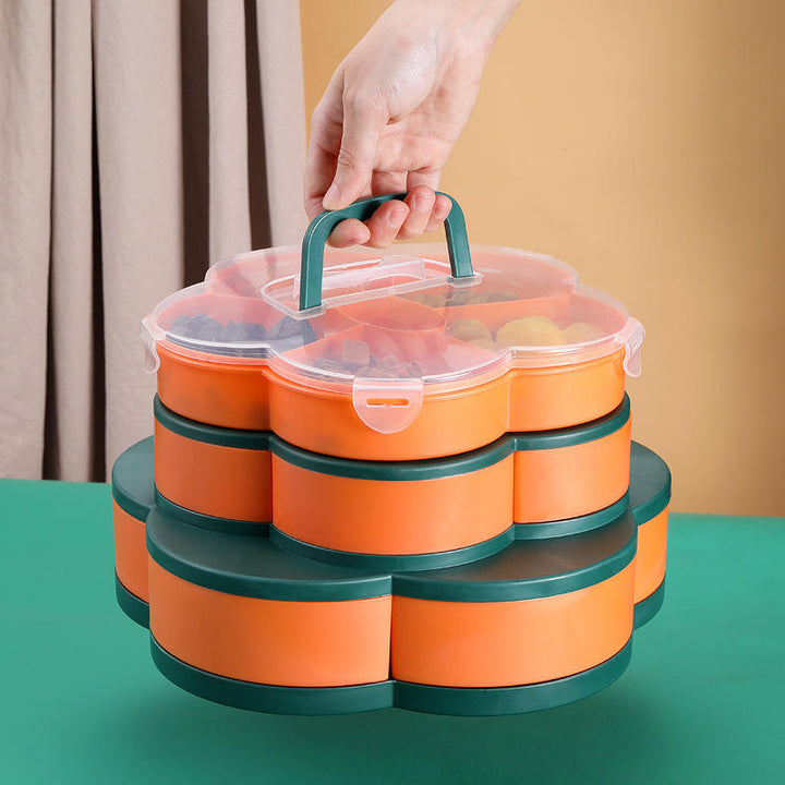 Rotating Snack Tray | 15 compartimientos | 3 Niveles