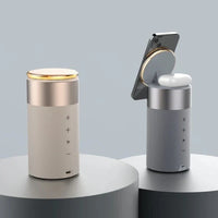 Altavoz BT portátil popular Cargador de imán de luz nocturna 3 en 1