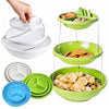 Plato para Servir de Fiesta de 2/3 Niveles