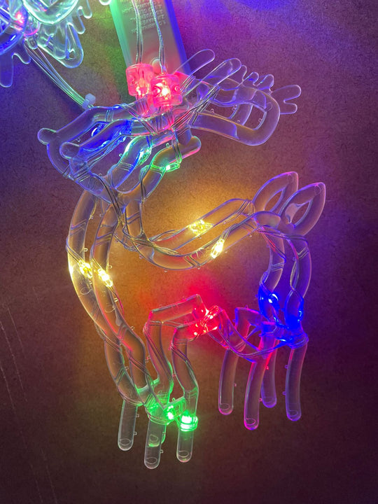 Luces de ventana de Navidad