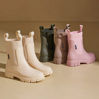 Botas de Lluvia de PVC Impermeables y Antideslizante