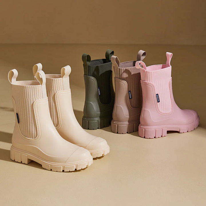 Botas de Lluvia de PVC Impermeables y Antideslizante