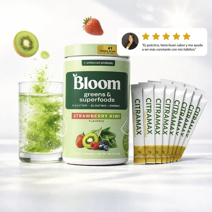 Bloom Greens: Menos hinchazón, digestión ligera diaria