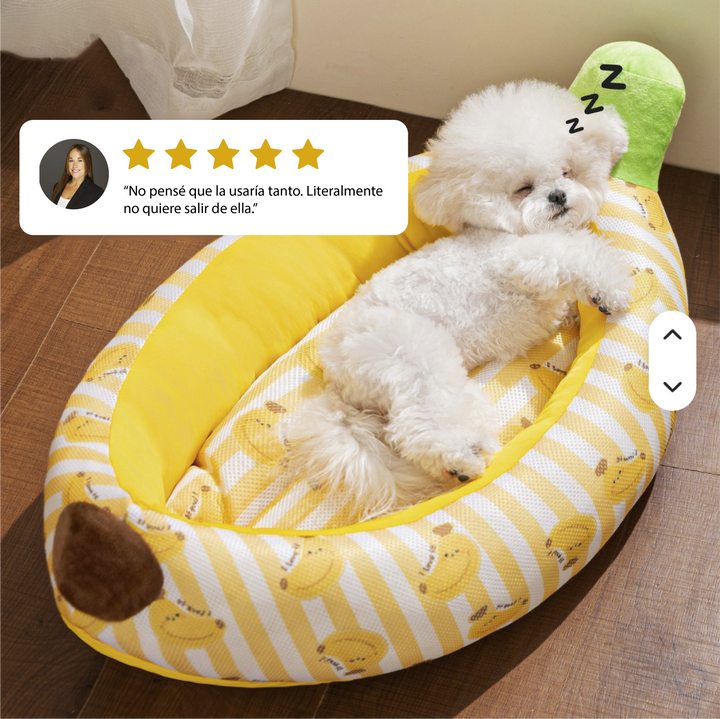 Cama para Perro o Gato en Forma de Plátano