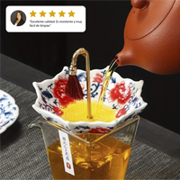 Colador de té con forma de paraguas