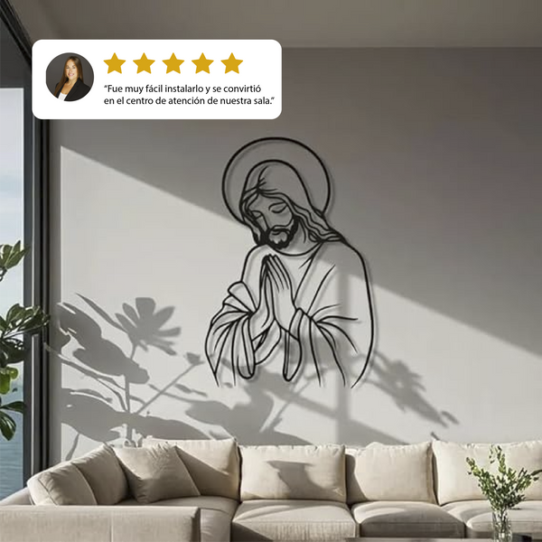Arte de Pared de Metal de Jesús