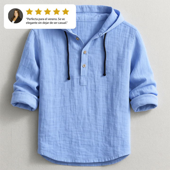 Camisa de lujo con capucha