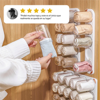 organizador de cajón montable en pared