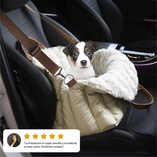 Asiento para carro, transportín y cama para mascotas