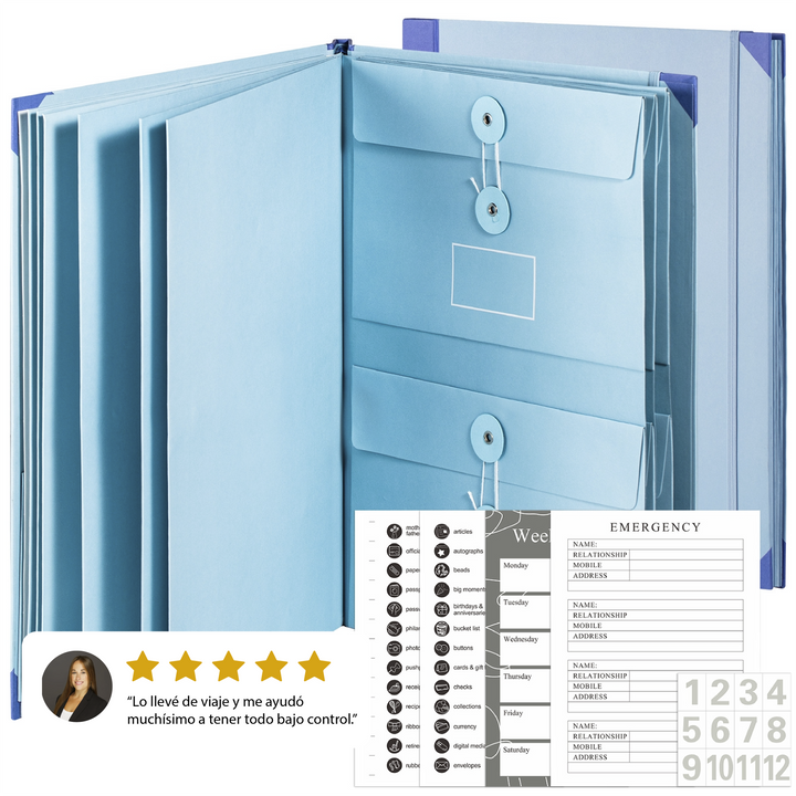 Organizador de Documentos Familiar Expandible