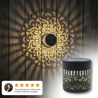 Luces solares decorativas con forma de mandala