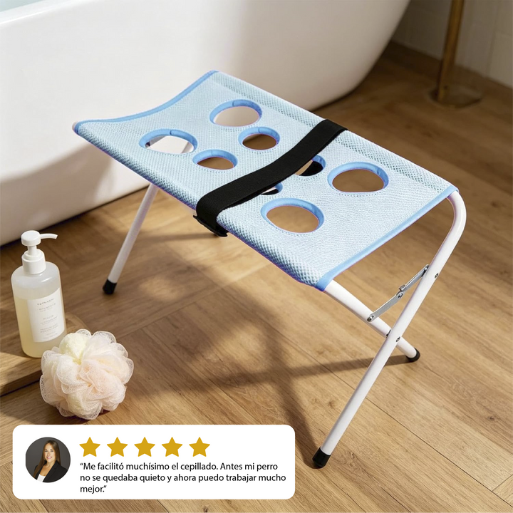 Soporte para baño de perros