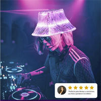 Sombrero de pescador LED