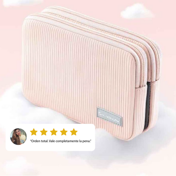 Bolsa de maquillaje Preppy