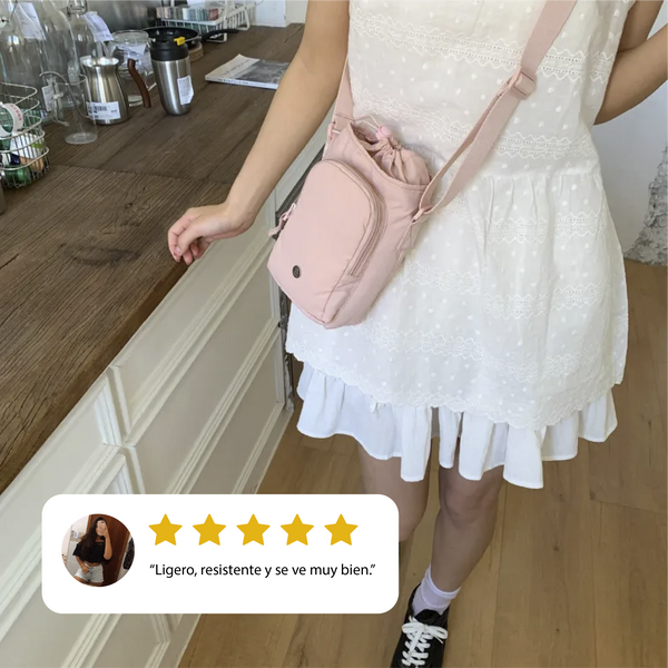 bolso tipo bucket japonés