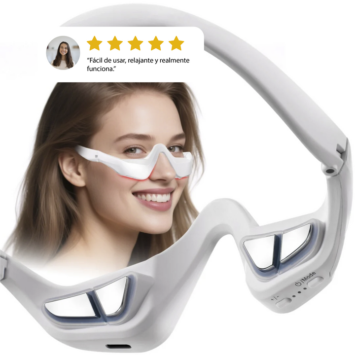 gafas luz led para ojeras