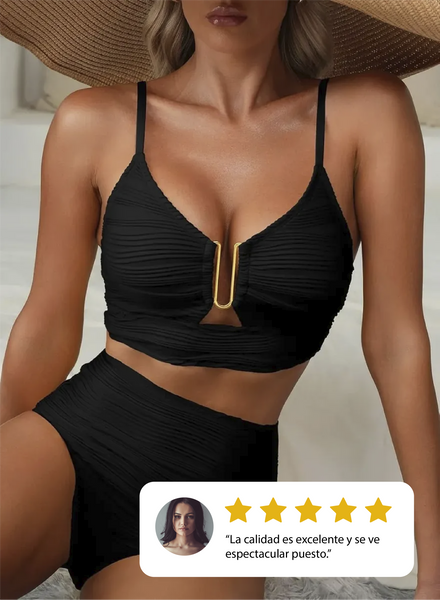 Bikini diseño de aberturas 2 piezas