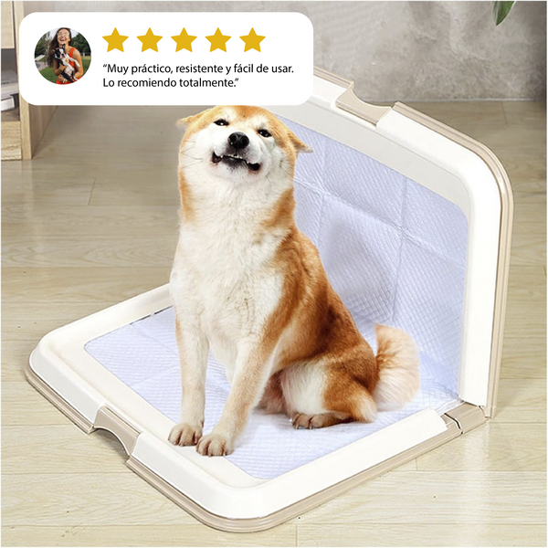 Inodoro para Perros Plegable Doble