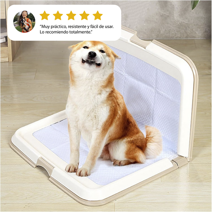 Inodoro para Perros Plegable Doble