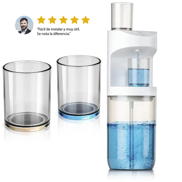 Dispensador automático de enjuague bucal