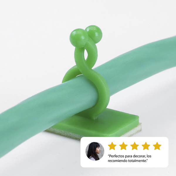 Clips de pared para plantas trepadoras