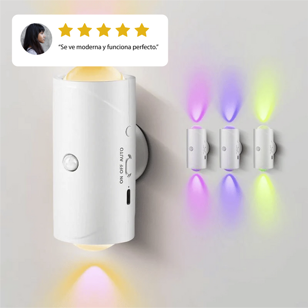 Lámpara de Pared Recargable USB