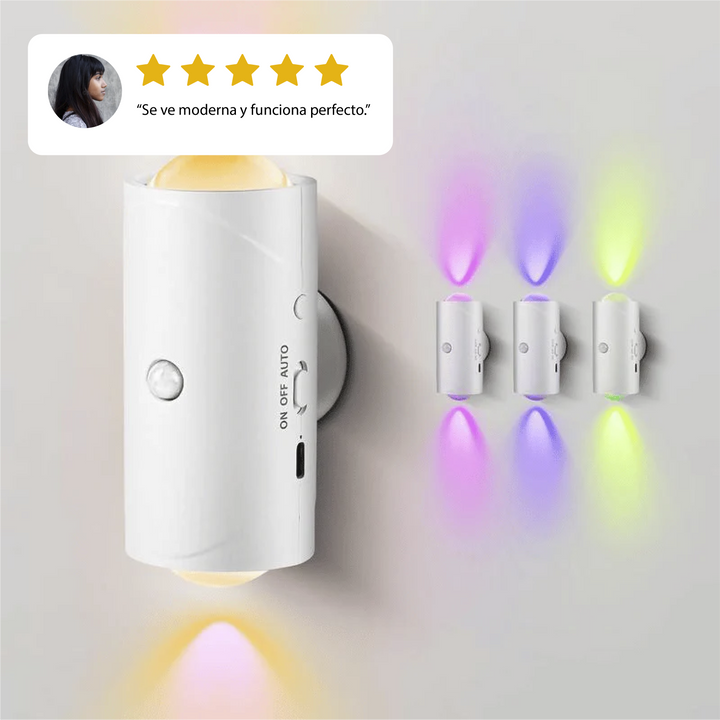 Lámpara de Pared Recargable USB