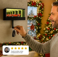 Soporte de Pared 3D para Llaves de Coche con Espejo Infinito