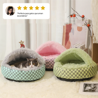 Cama cueva para gatos 2 en 1