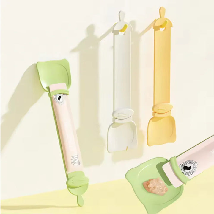 Cuchara dispensadora para snacks | PACK 5 UNIDADES | COLORES VARIADOS