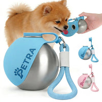 Botella de Agua para Perros 2 en 1
