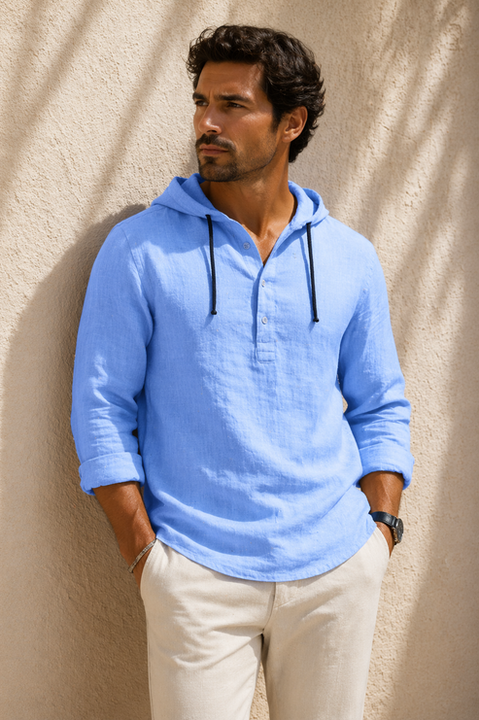 Camisa de lujo con capucha