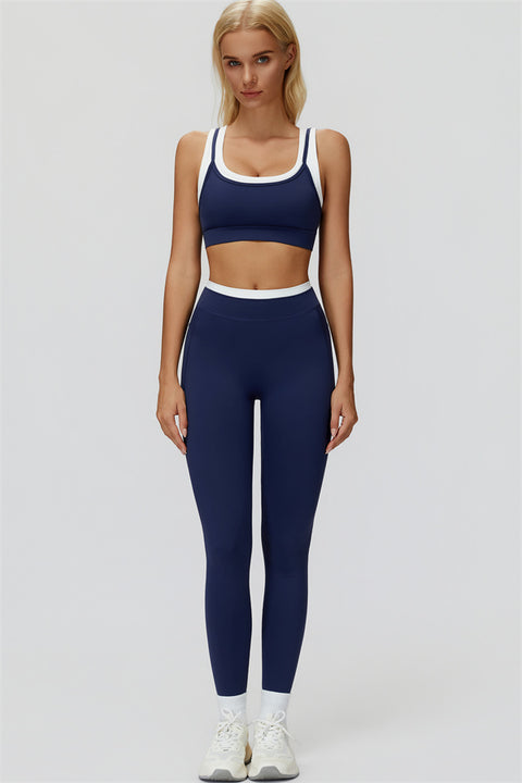 Conjunto de dos piezas: sujetador deportivo y leggings Canyon