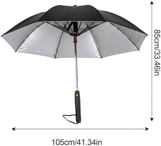 Sombrilla con ventilador