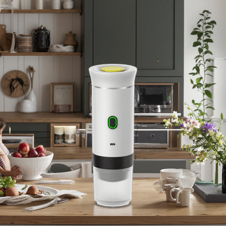 máquina de café portátil eléctrica inalámbrica 3 en 1