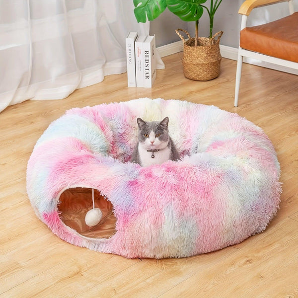 Cama túnel para mascotas
