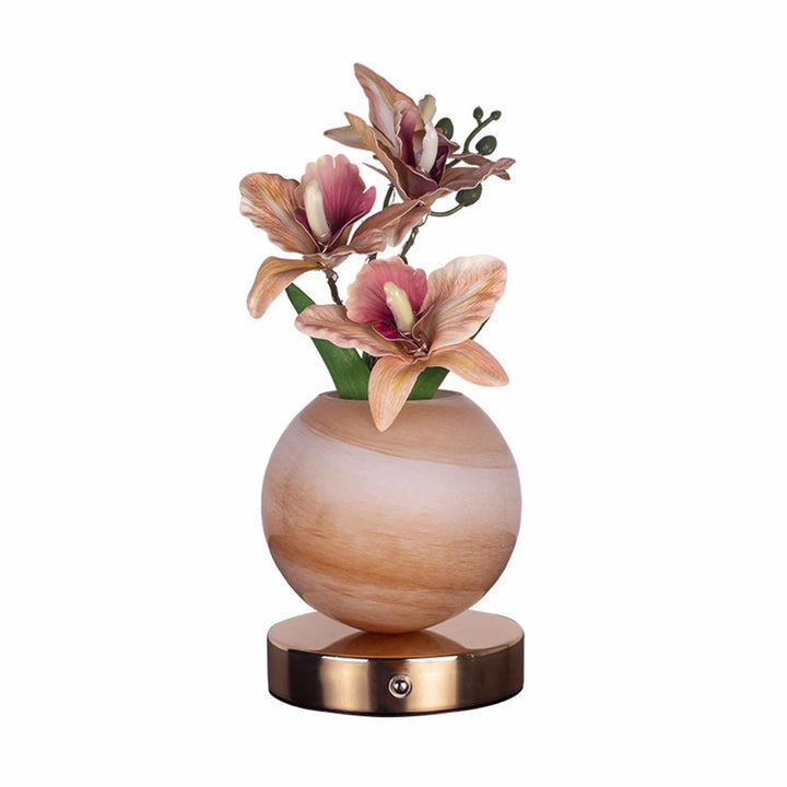 Lámpara de orquídea en flor